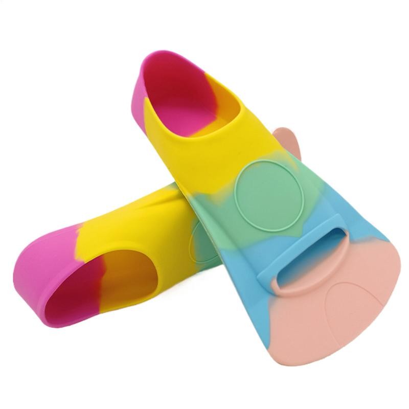 Silicone Kids Fins Kids Swim Fins Food-Grade Swim Flippers Professional Multi-purpose Swimming