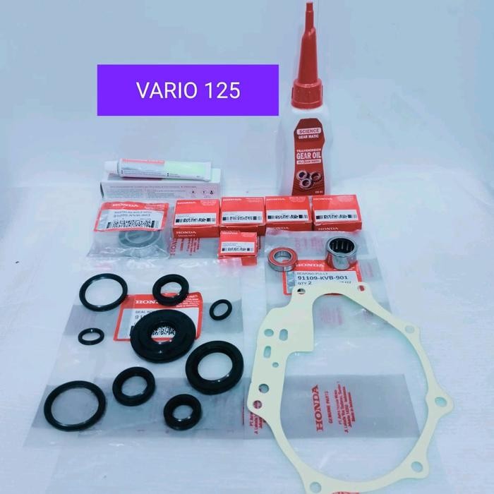 PAKET KOMPLIT SET BEARING LAHER SEAL SIL CVT VARIO 125 150 OLD NEW LED VARIO 125 125 FI LED NEW ESP