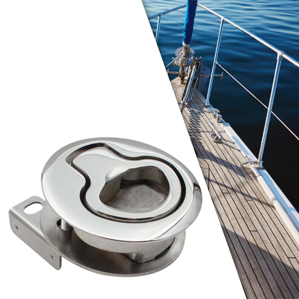 Generic Flush Pull Latch Hardware 316 Stainless Steel Embedded Handle Accessories Boat Flush Pull La