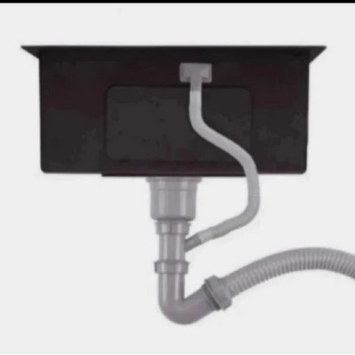 Bak Cuci Piring Hitam/Bak Wastafel / Kitchen Zink Hitam 6045