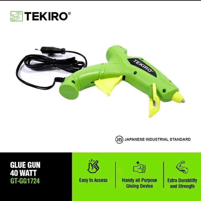 TEKIRO glue gun 40 WATT lem tembak BESAR 40watt lem bakar glue stick ORIGINAL