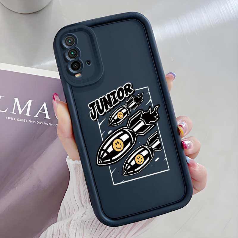 Casing Hp untuk Xiaomi Redmi 9T 9 Power Case Casing HP Softcase ponsel silikon Kasing lembut anti ja