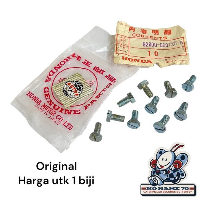 Baut Baud Klem Aki Accu Honda C50 C70 C90 S90 S90Z Original Japan