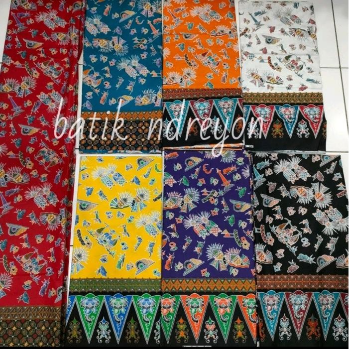 TERMURAH Kain batik betawi kode keong mas READY STOCK