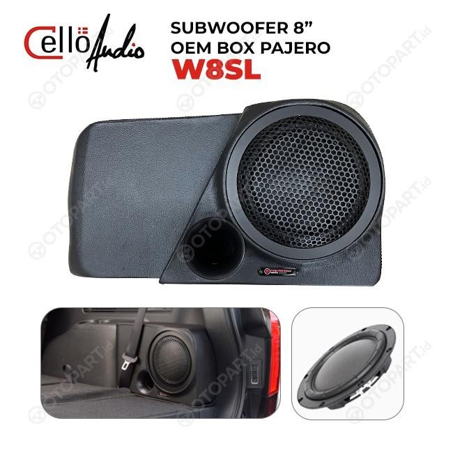 Subwoofer Box 8 inch Cello W8E/W8SL PNP OEM PAJERO SPORT 2016-2020