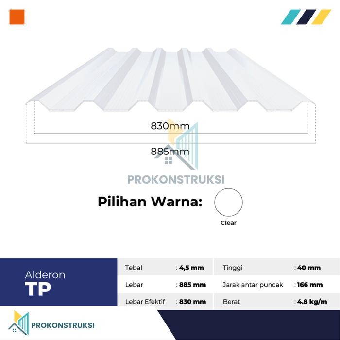 Alderon Tp Atap Transparan