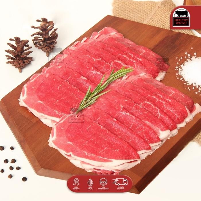 SerbaDaging- Lamb Leg Boneless Slice Australia Daging Paha Kambing Domba Muda Iris Tipis 500Gr