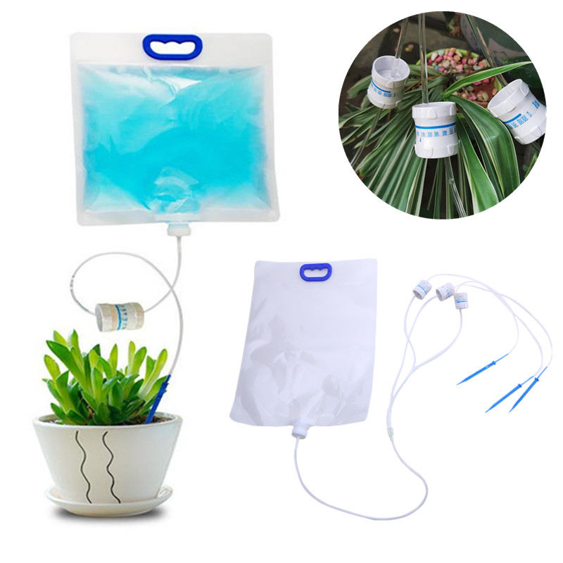 3L/3.5L/6L Plant Irrigation Bag Automatic Watering Bag Adjustable Garden Pots Drip Needle Device Gar