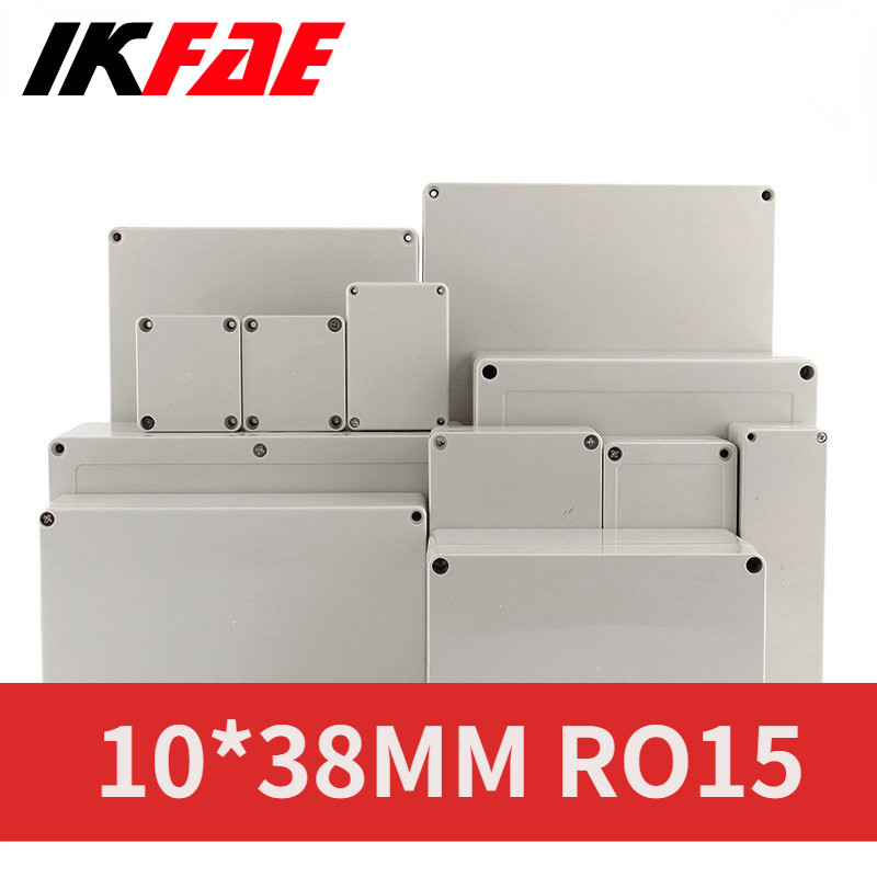 Ip66 OutdoorWaterproof  Electrical Junction Box Plastic ABS Junction Box Screw Cable Custom Waterpro