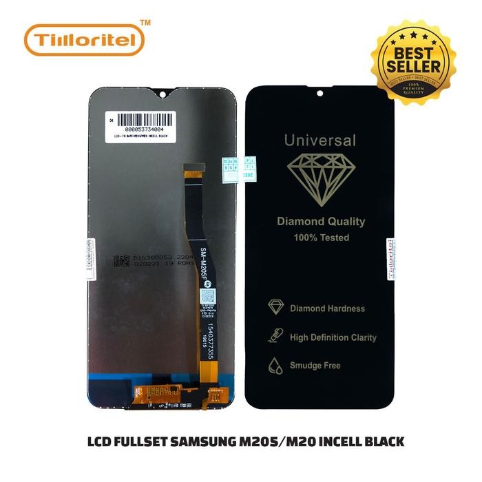 Original LCD TOUCHSCREEN SAMSUNG M20 / M205F ORI OLED Tepercaya