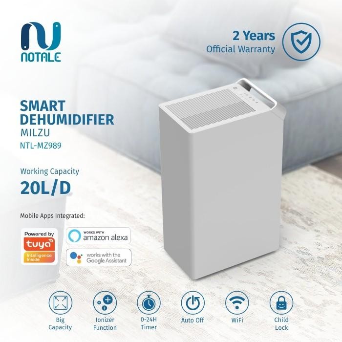 HOT SALE NOTALE Milzu Smart Wifi Dehumidifier NTLMZ989 20L/Day ALT Deerma DT16C