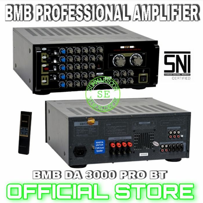 New Amplifier Bmb Original Bmb Da 3000 Pro Bt Amplifier Bluetooth Terlariss 