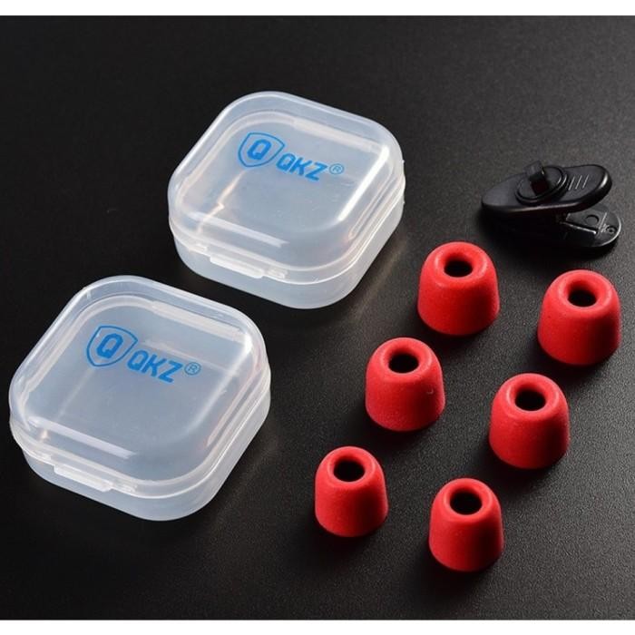 tvj7- Qkz T400 Earphone Tips Memory Foam Noise Isolating Memory Foam Eartips