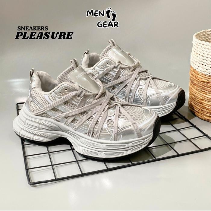 rwci- Menfootgear Pleasure Sepatu Sneakers Pria Casual Kekinian Olahraga Running Sepatu