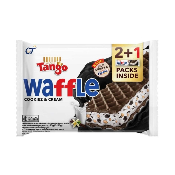 TANGO WAFFLE COOKIEZ & CREAM 75 GR