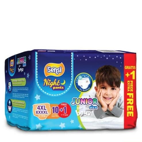 ot2q- Sensi Junior Night Pants Boy 4Xl 10 / Sensi Night Pants Xxxxl10 - Boys