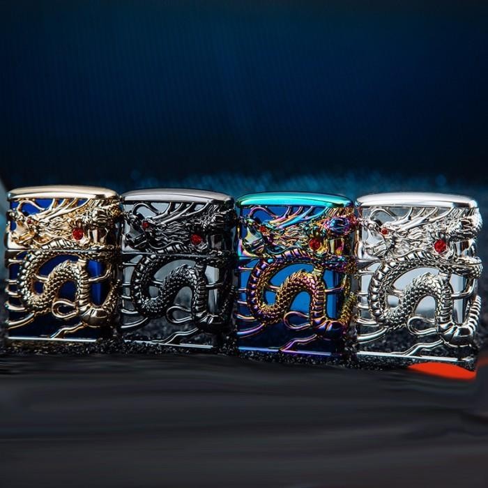 Korek Api Zorro Modern Model Naga Ukiran