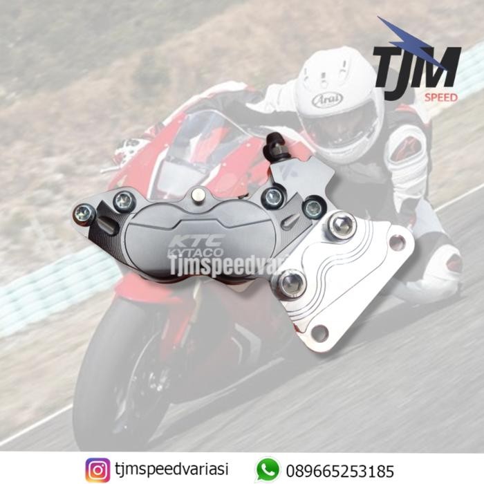 Kaliper KTC Kytaco 4 Piston CRM + Breket Kaliper R15 r 15 V3 Race Pro