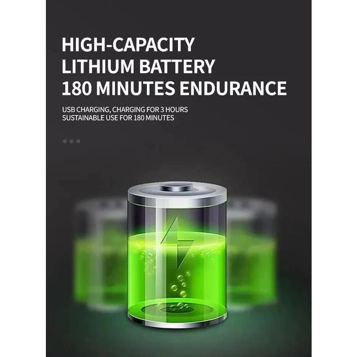 5ybo- Zillo Mesin Cukur Rambut Cas Barbershop Kemei Km-Pg2600 Indikator Baterai Lcd Display