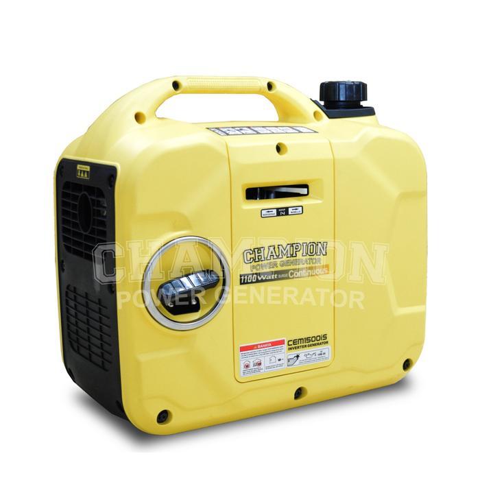 GENSET 1000 WATT CHAMPION MINI SILENT INVERTER CEM 1500IS / GENSET MINI 1000 1200 WATT