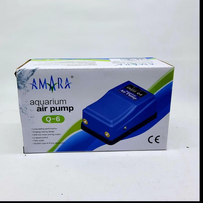 BEST SELLER AERATOR AMARA 2 LUBANG AMARA Q6 / Q-6 AMARA WATERPUMP (MESIN ONLY)