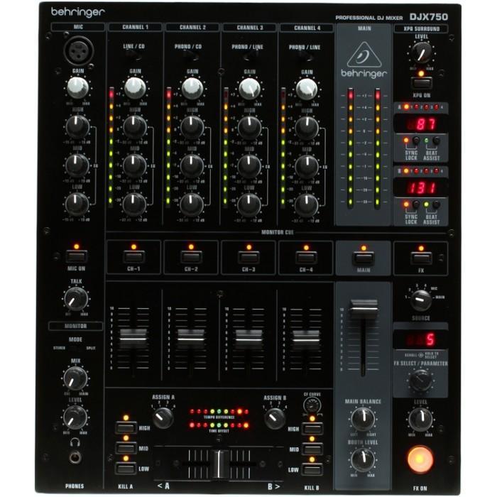 BIG SALE 6,6 Behringer DJX750 5-Channel Pro DJ Mixer