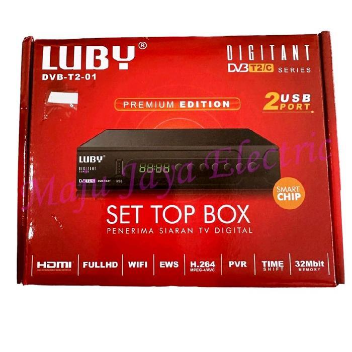 Set Top Box STB Luby Penerima Siaran TV Digital Setop Box