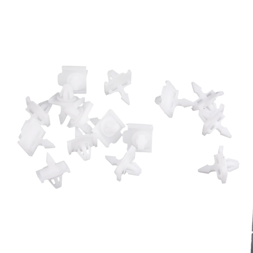 70PCS DOOR QUARTER PANEL MOULDING TRIM CLIP CLAMP FAIRING WHITE FIT FOR MERCEDES BENZ W124 S124 W201