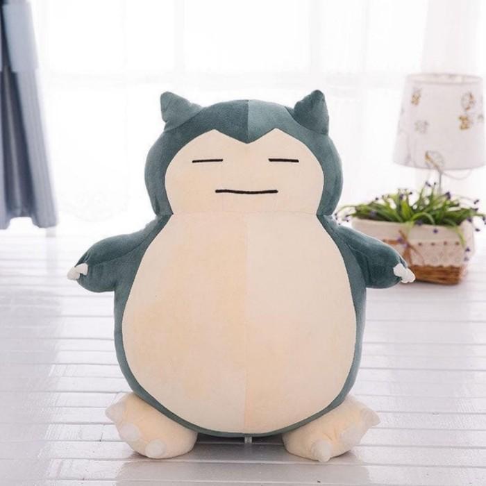 boneka pokemon boneka snorlax boneka pikachu snorlax jumbo 80cm boneka