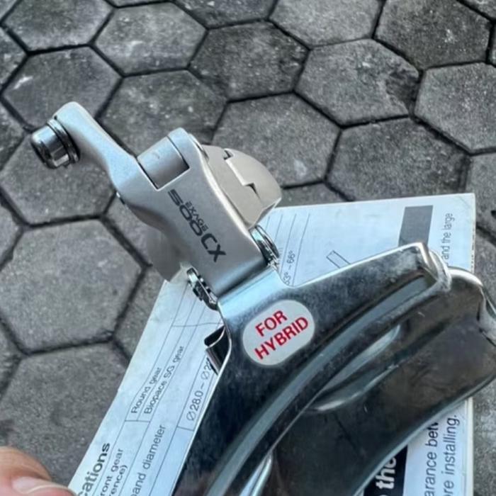 Jual Rugi Fd Shimano Triple Exage Clamp 34.9 Japan M500 Cx Tarikan Bawah 3 Speed Vintage Jadul