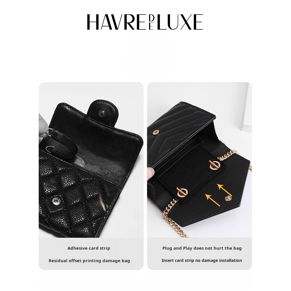 Bag Chain for YSL Bag Wallet Transformation Bag With Metal Chain Crossbody Card Holder Diy Liner
