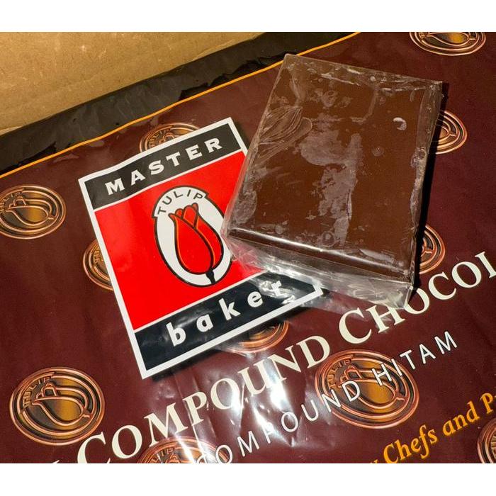 Tulip Dark Chocolate Compound Rep +/- 250gr DCC -