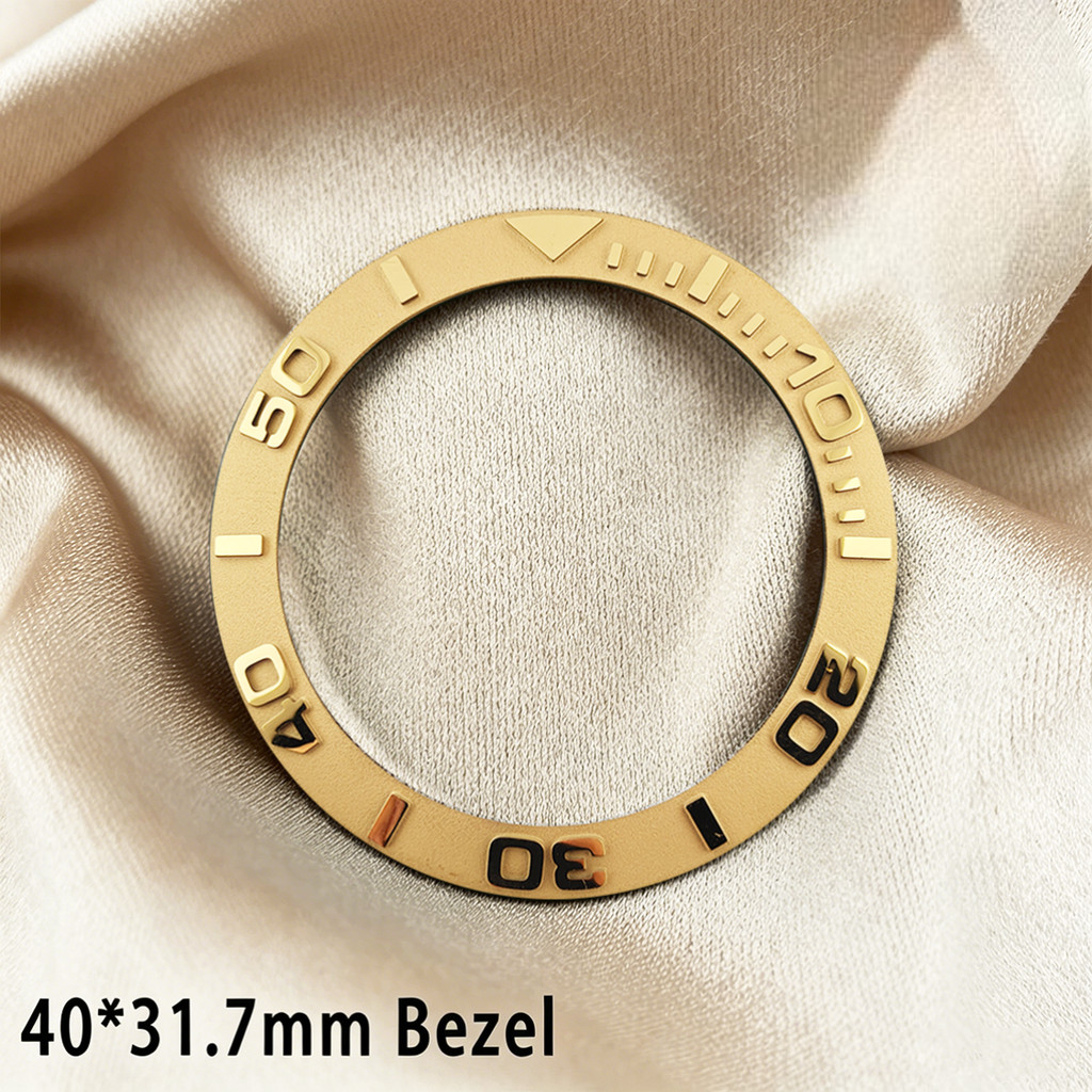ForgeLink GMT Watch Bezel 40mm Bezel Inserts 40mm * 31.7mm Ceramic Bezel Insert Fit 42mm to 44mm