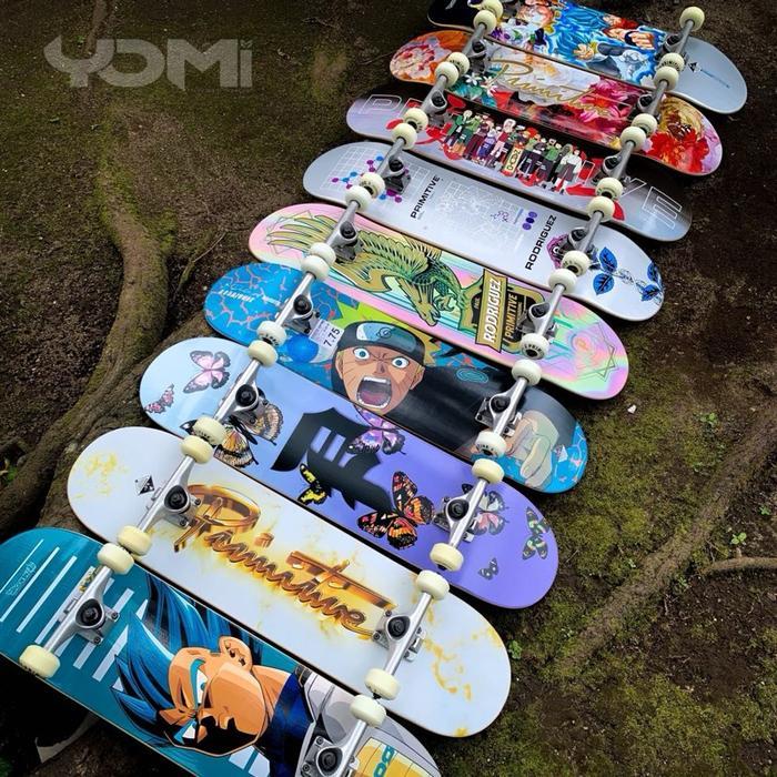 Primitive skateboard Fullset ukuran 7.78 8.0 8.125 8.25 rekomendasi skateboard Outdoor