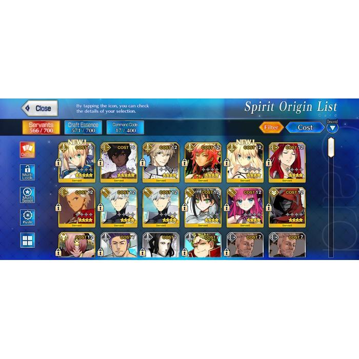 HOT SALE FATE GRAND ORDER FGO NA 2 SSR(ARJUNA N ARTORIA PENDRAGON) TERMURAH