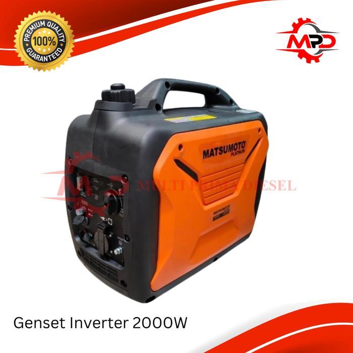 Genset silent inverter 2000 watt Matsumoto Platinum Japan Quality