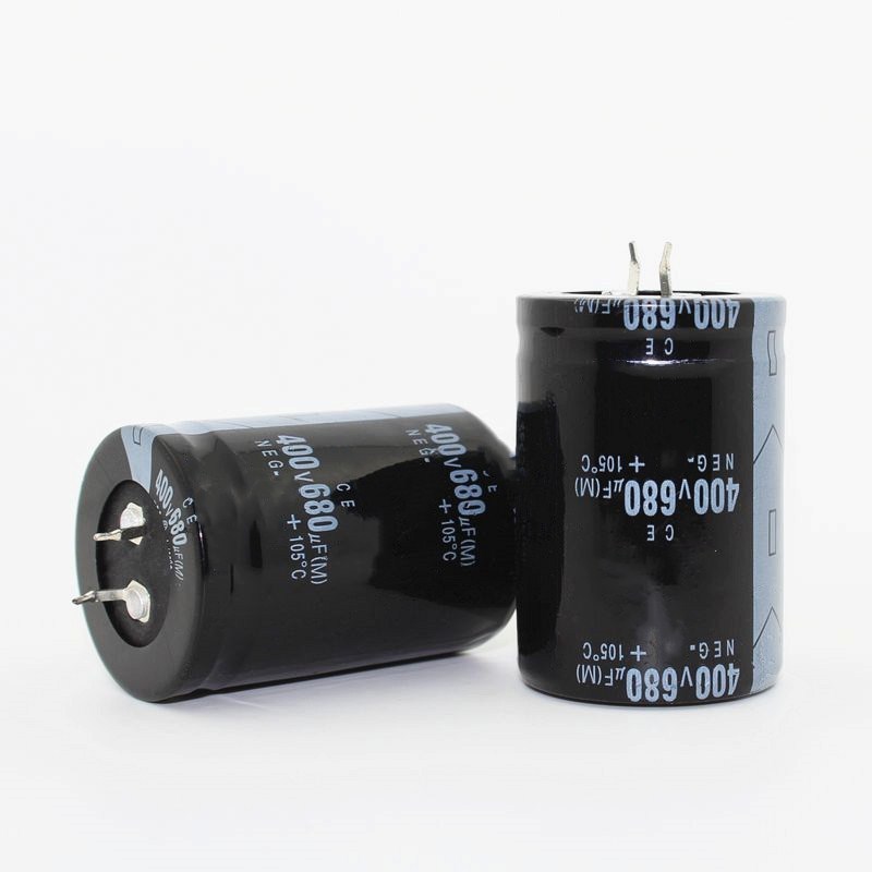 2PCS 680UF 400V Aluminum electrolytic capacitor 400V680UF 35*50mm
