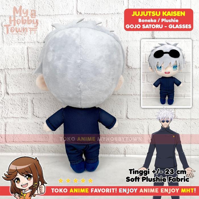 neka Anime Jujutsu Kaisen : Gojo Satoru - Glasses Plushie Doll JJK