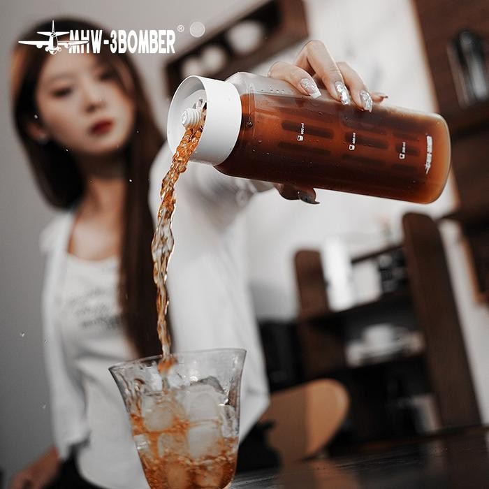 

MHW-3BOMBER ICE CORE COLD BREW KETTLE 600ML FOOD GRADE TRITAN / COLD BREWER COFFEE TEA MAKER INFUSER