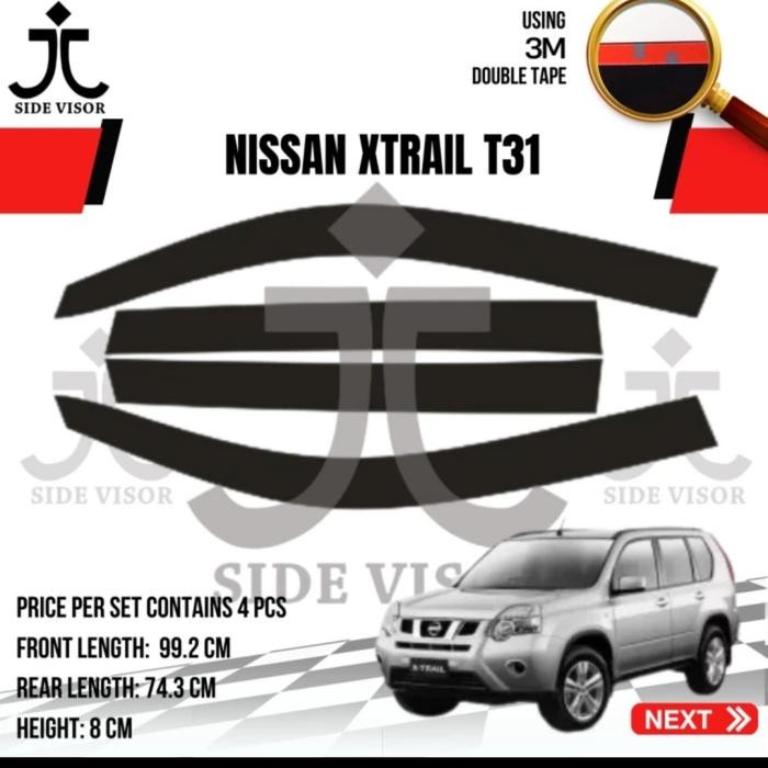 TALANG AIR NISSAN XTRAIL T31 MODEL RATA