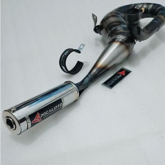 Knalpot Vespa Racing Silencer Pesek