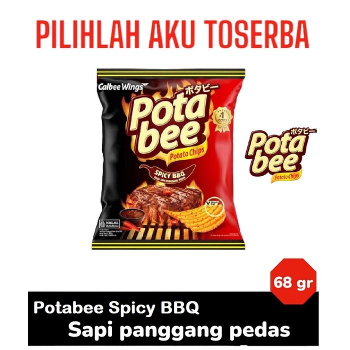 

POTABEE KERIPIK KENTANG PEDAS SPICY BEEF BBQ 68 GR - ( HARGA 1 DUS )