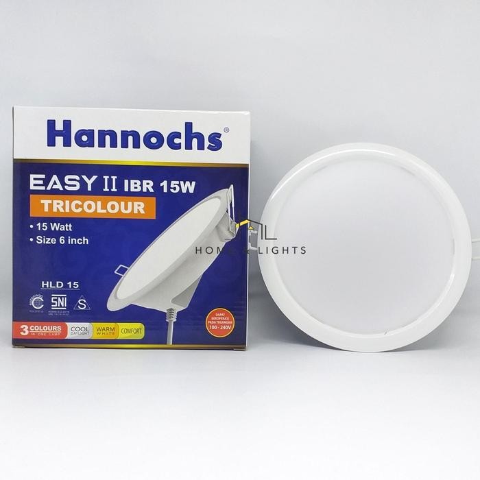 Pilihan- Downlight Led Tricolor Easy Ii Hannochs 15W