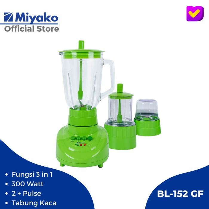 Miyako Blender Gelas Kaca 1,5L Bl 152 Gf / 152Gf