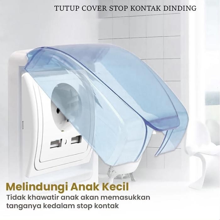 Masko Electrical - Tera Waterproof Cover Penutup Pelindung Pengaman Panel Stop Kontak