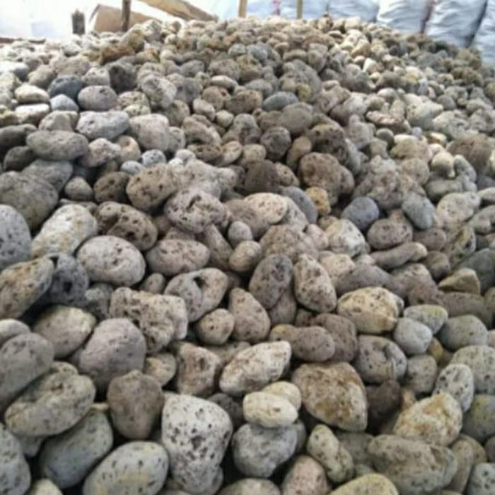 BATU APUNG/PUMICE STONE/BATU PUMICE MEDIA FILTER KOLAM AQUARIUM 10 KG