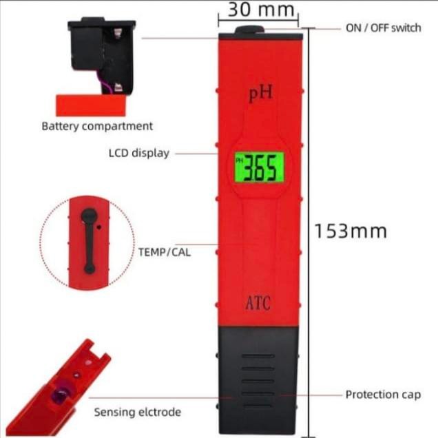TES PH DIGITAL ORIGINAL TES PH AIR AQUARIUM AIR KOLAM
