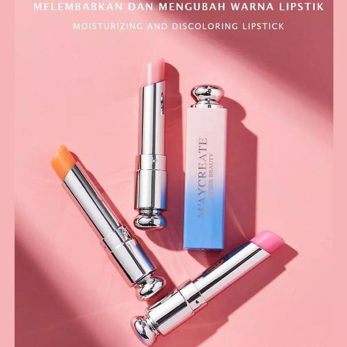 ORIGINAL (cod) MAYCREATE LIPSTICK KOREA WATERPROOF ORIGINAL COLOR