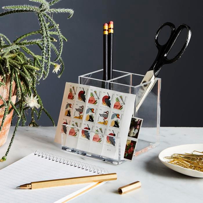 

Gior Acrylic Desk Organizer Tempat Organizer Pen Holder Desk Set