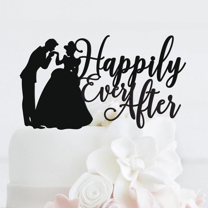 Cinderella Acrylic Cake Topper